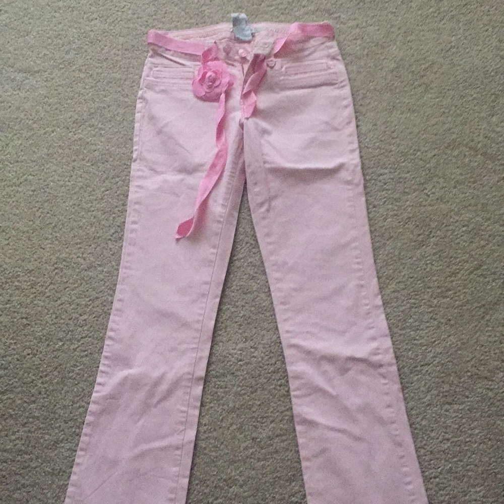 Pink jeans